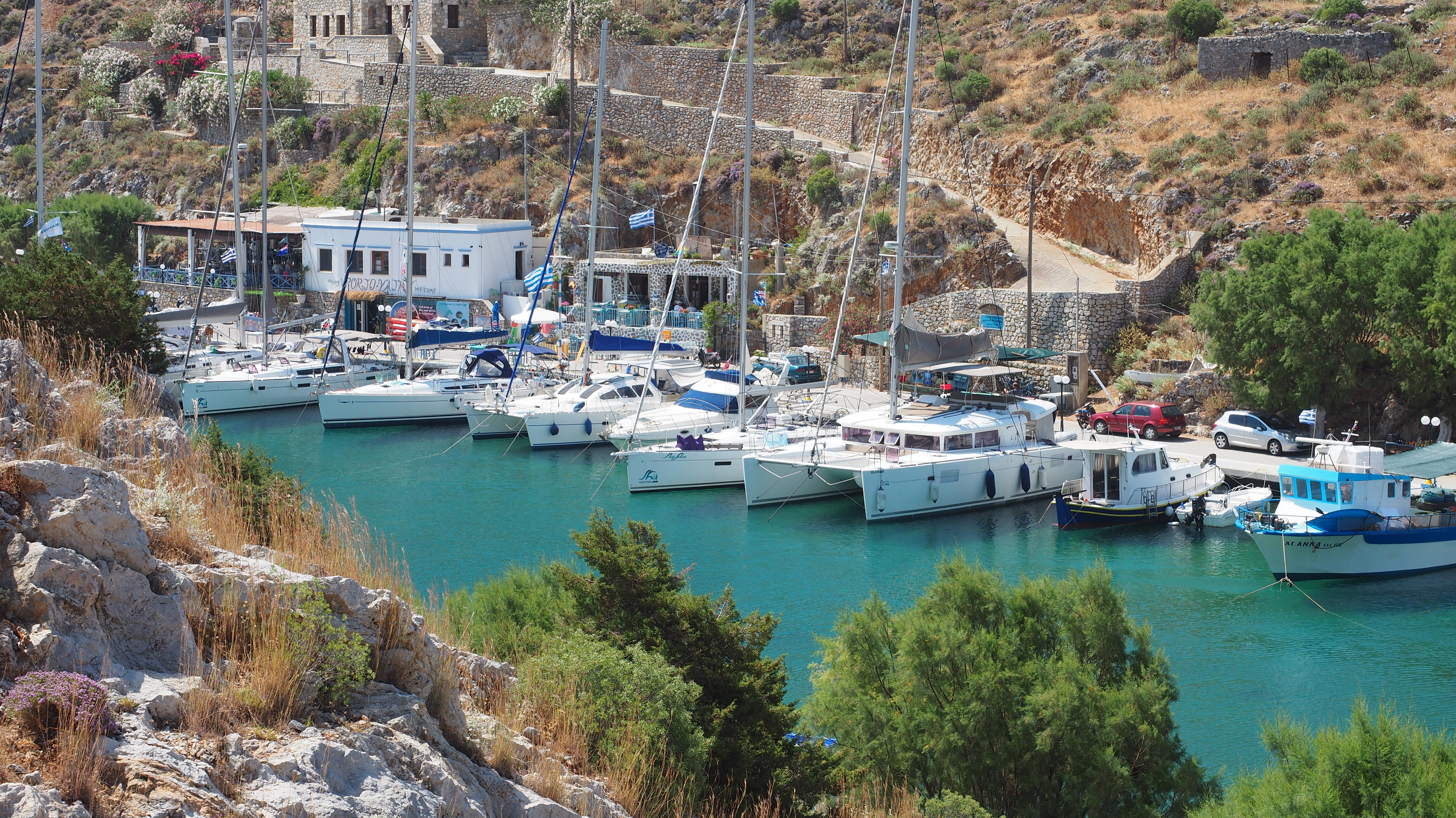 greek islands sailing trip - guide yacht tour holiday kalymnos vathi