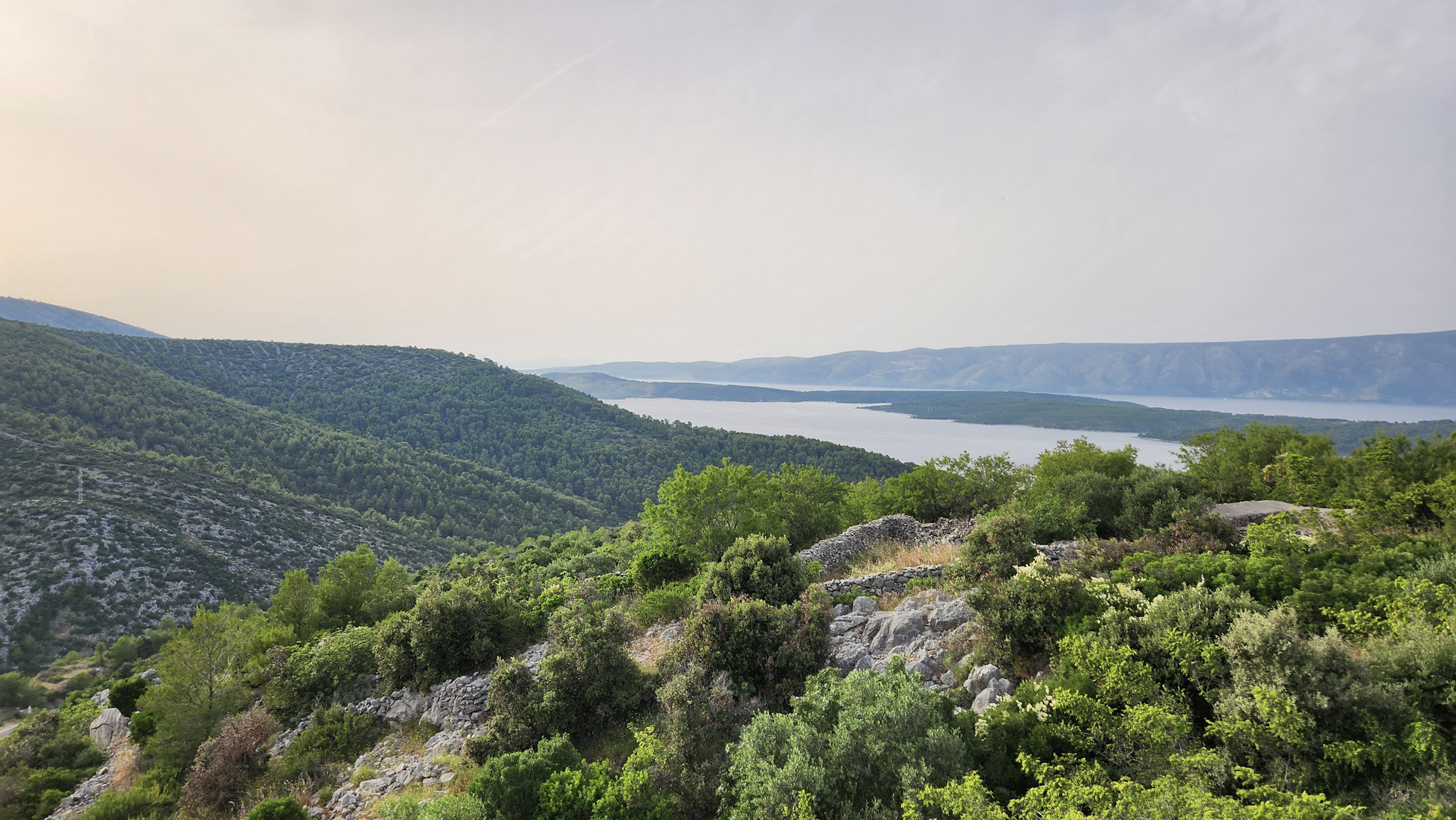 Croatia Sail Week tour Adriatic Islands yacht sailing in Croatia Hvar Island view